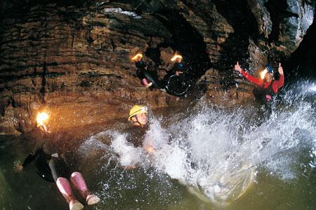 Tubing in a cave? Of course!