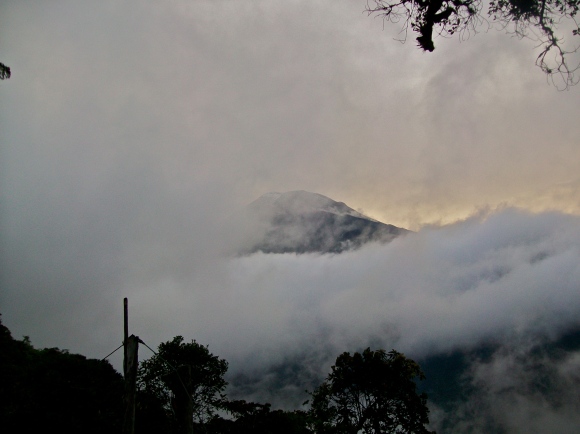 The top of Tungurahua
